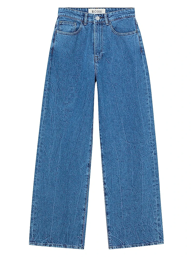Baggy Wide-Leg Low-Rise Jeans