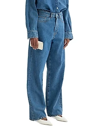 Baggy Wide-Leg Low-Rise Jeans