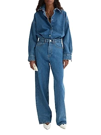 Baggy Wide-Leg Low-Rise Jeans