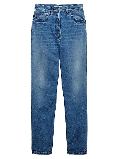 Wide-leg Denim Jeans