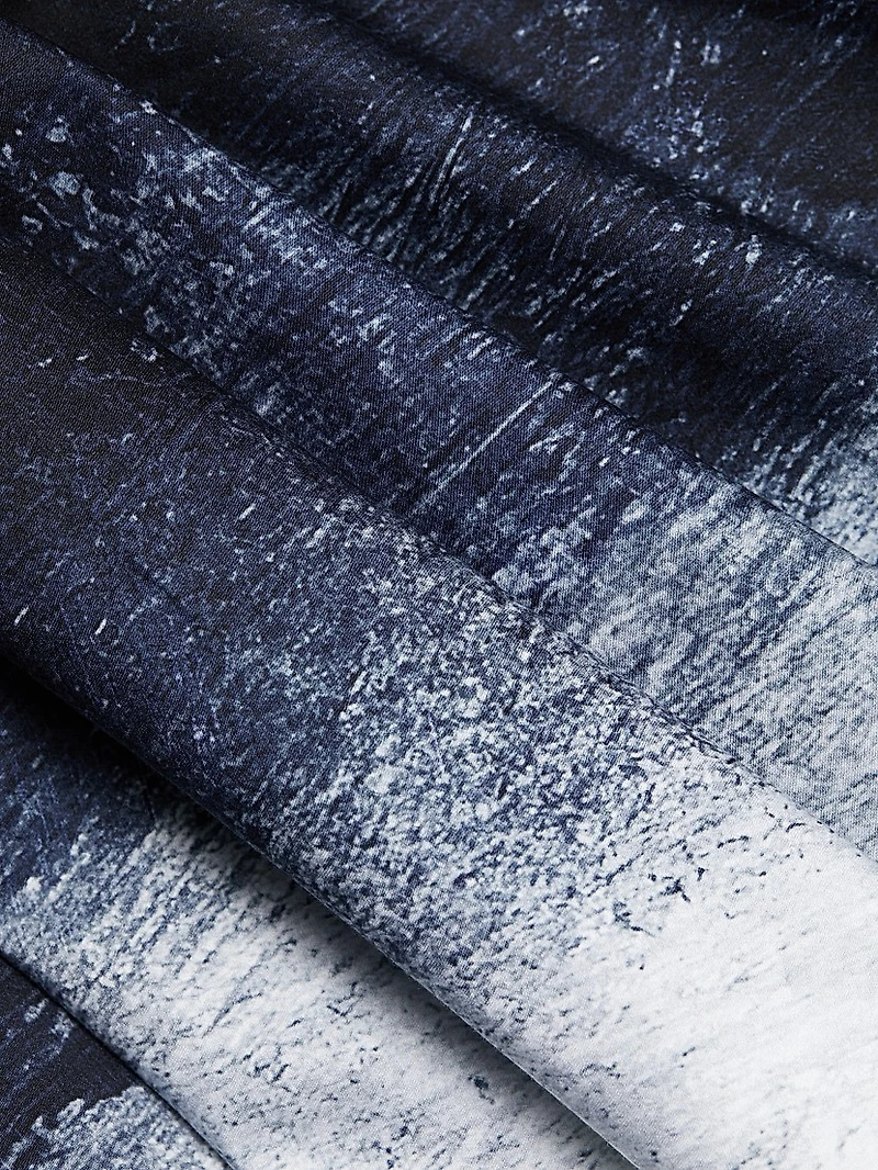 Brushed Canvas Cotton Shirtdress