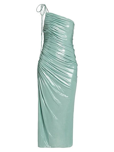 Mona One-Shoulder Midi Dress