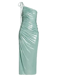 Mona One-Shoulder Midi Dress