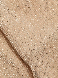 Denise Sequined Halter Cocktail Dress