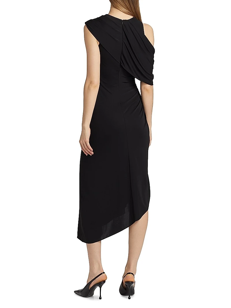 Gabrielle Matte Jersey Cocktail Dress