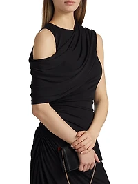 Gabrielle Matte Jersey Cocktail Dress