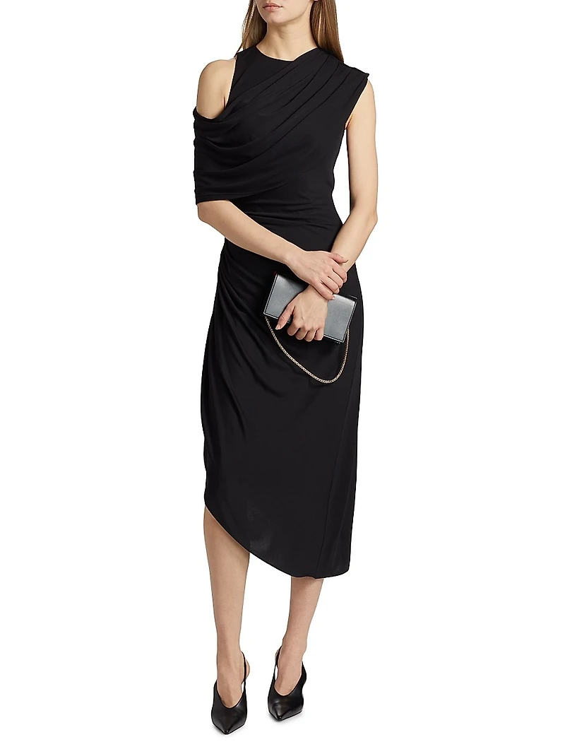 Gabrielle Matte Jersey Cocktail Dress