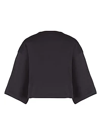Moth Sequined Crop Top