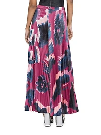 Abstract Print Pleated Trousers