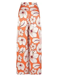 Cargo Pocket Floral Trousers