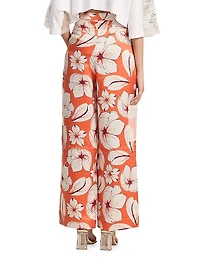 Cargo Pocket Floral Trousers