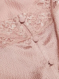Tannis Silk-Lace Cropped Camisole Top