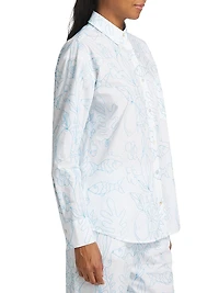 Petra Abstract Linen-Cotton Shirt