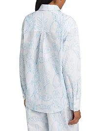 Petra Abstract Linen-Cotton Shirt