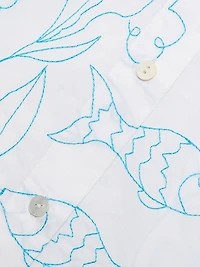 Petra Abstract Linen-Cotton Shirt