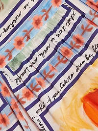 Marcia Printed Cut-Out Maxi Dress