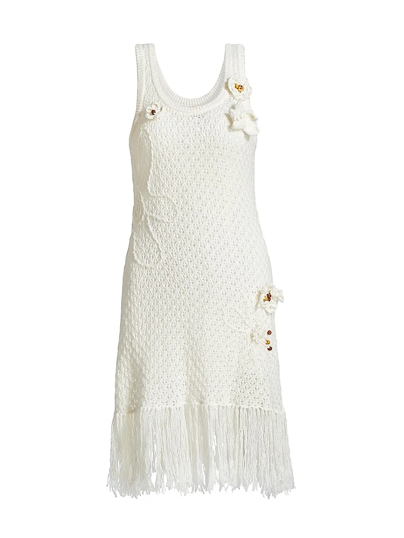 Karla Crocheted Flower Dress
