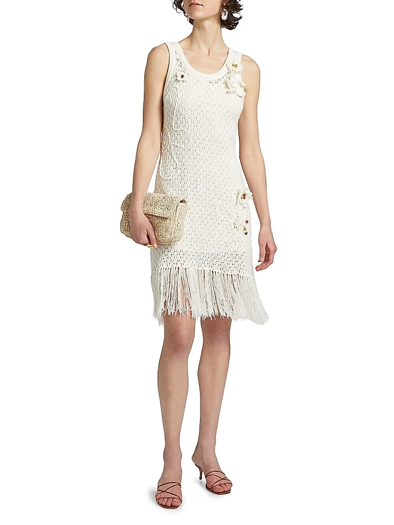 Karla Crocheted Flower Dress