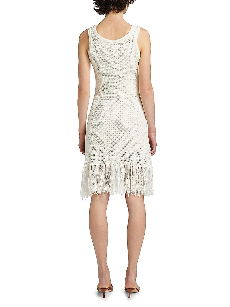 Karla Crocheted Flower Dress