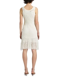 Karla Crocheted Flower Dress