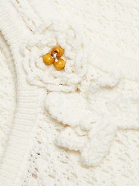 Karla Crocheted Flower Dress