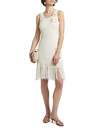 Karla Crocheted Flower Dress