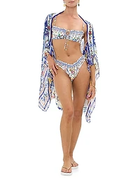 Tiles Darls Floral Silk Shrug