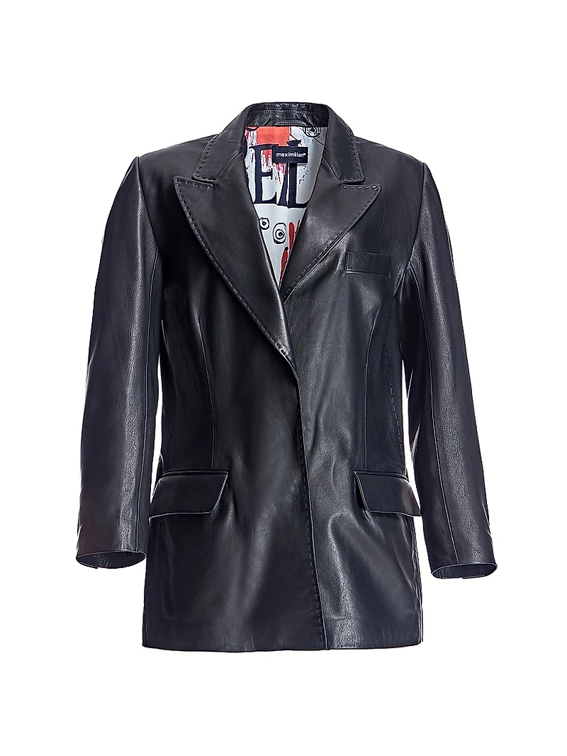 30 Leather Blazer