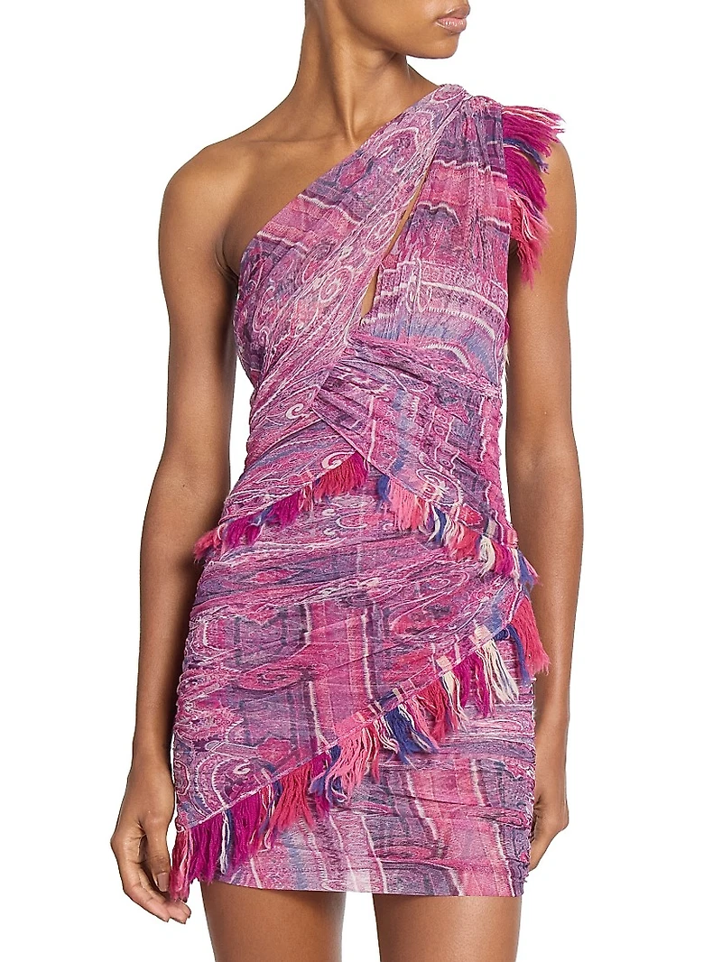 Dessia Fringe Minidress