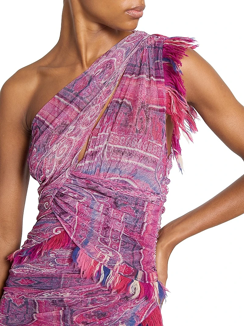 Dessia Fringe Minidress