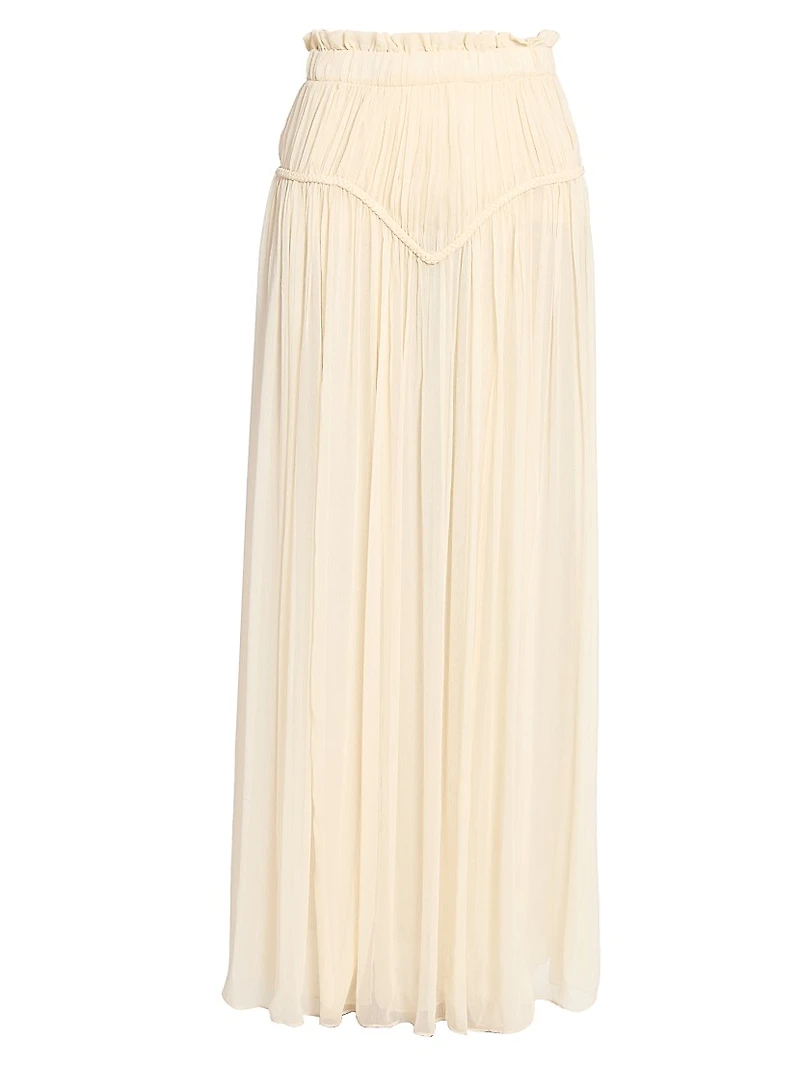 Rolande Silk Maxi Skirt