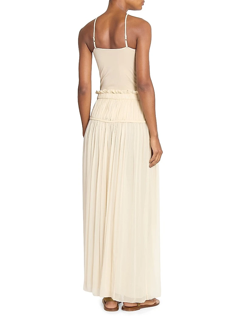 Rolande Silk Maxi Skirt