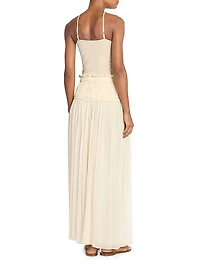 Rolande Silk Maxi Skirt