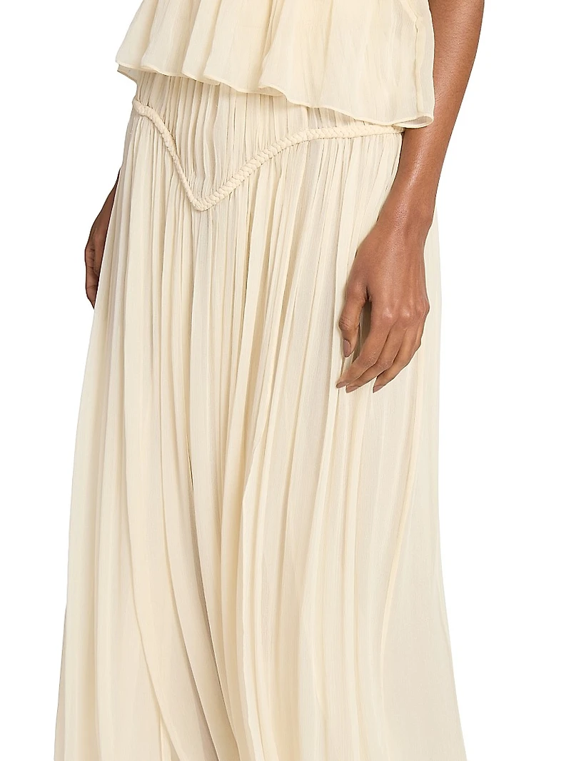 Rolande Silk Maxi Skirt