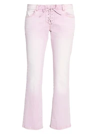 Vanel Lace-Up Jeans