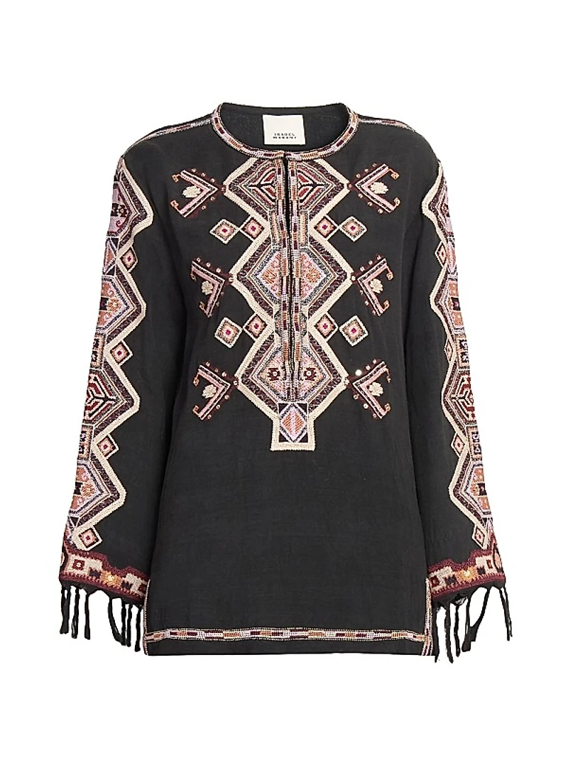 Zelda Embroidered Top