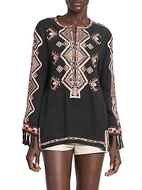 Zelda Embroidered Top