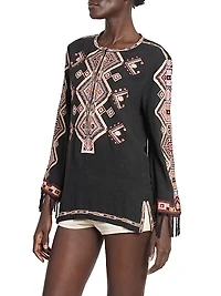 Zelda Embroidered Top