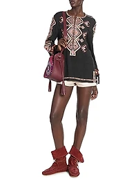 Zelda Embroidered Top