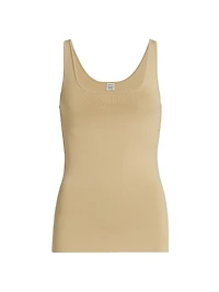 Stretch Jersey Scoopneck Tank