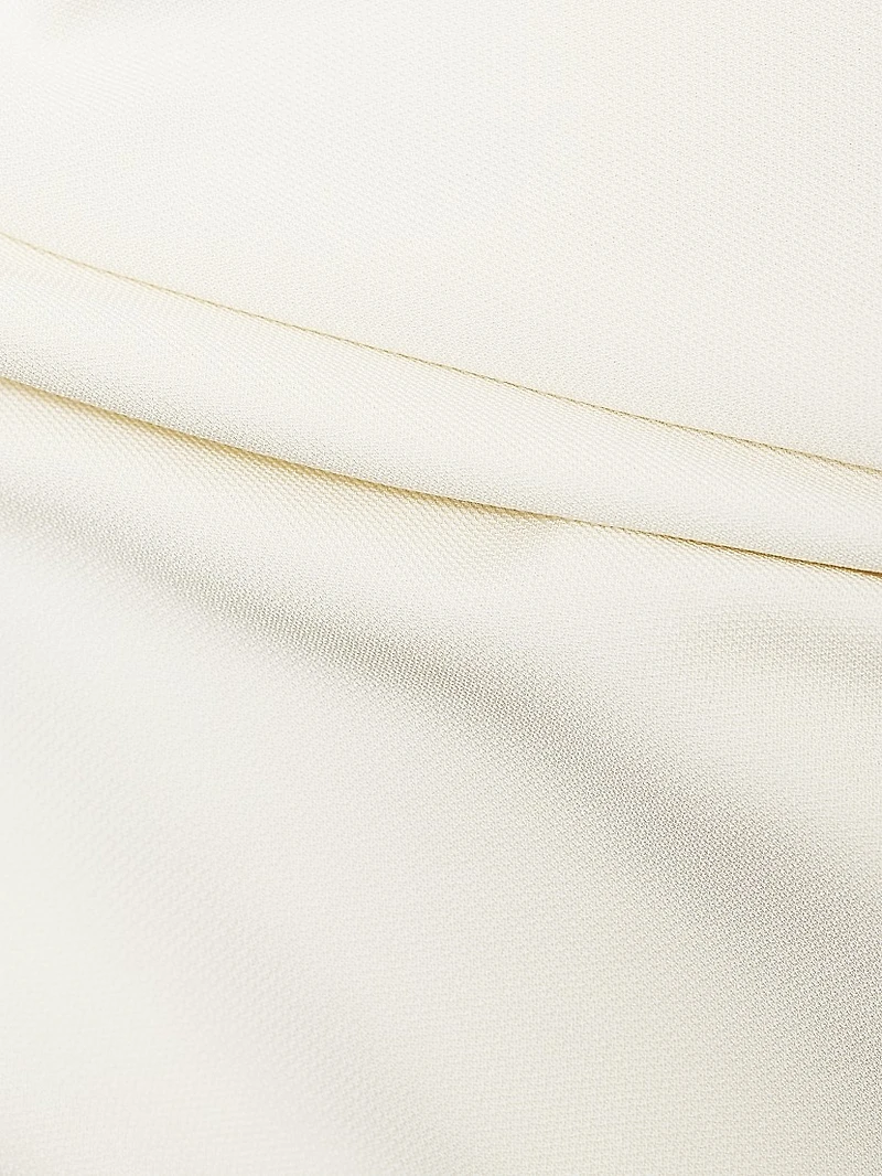 Stretch-Jersey Wrap Top