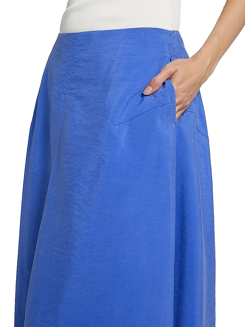 Parachute Silk Skirt