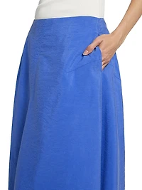 Parachute Silk Skirt