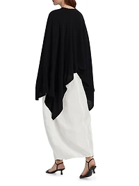 Knit Silk Cape Top