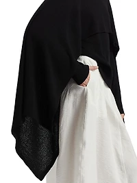 Knit Silk Cape Top