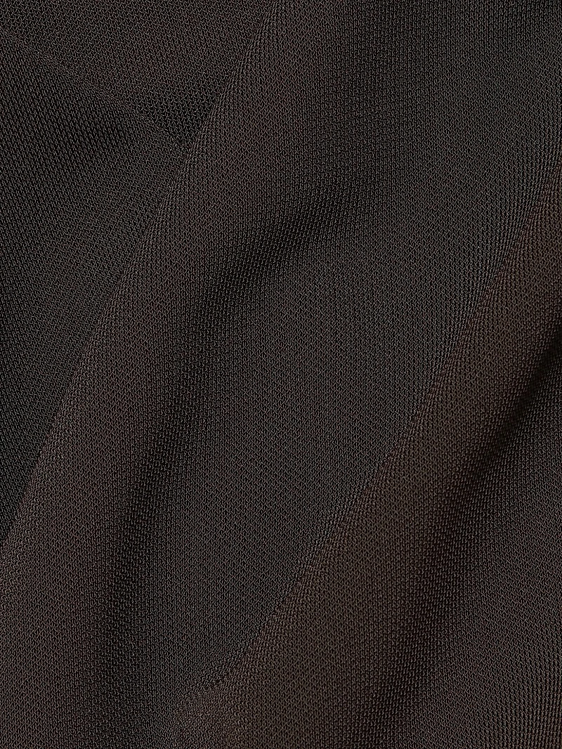 Stretch-Jersey Draped Maxi Dress