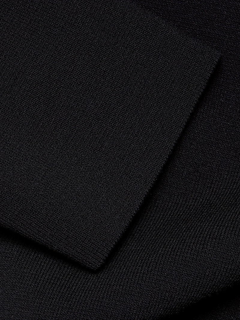 Jersey-Knit Crewneck Sweater