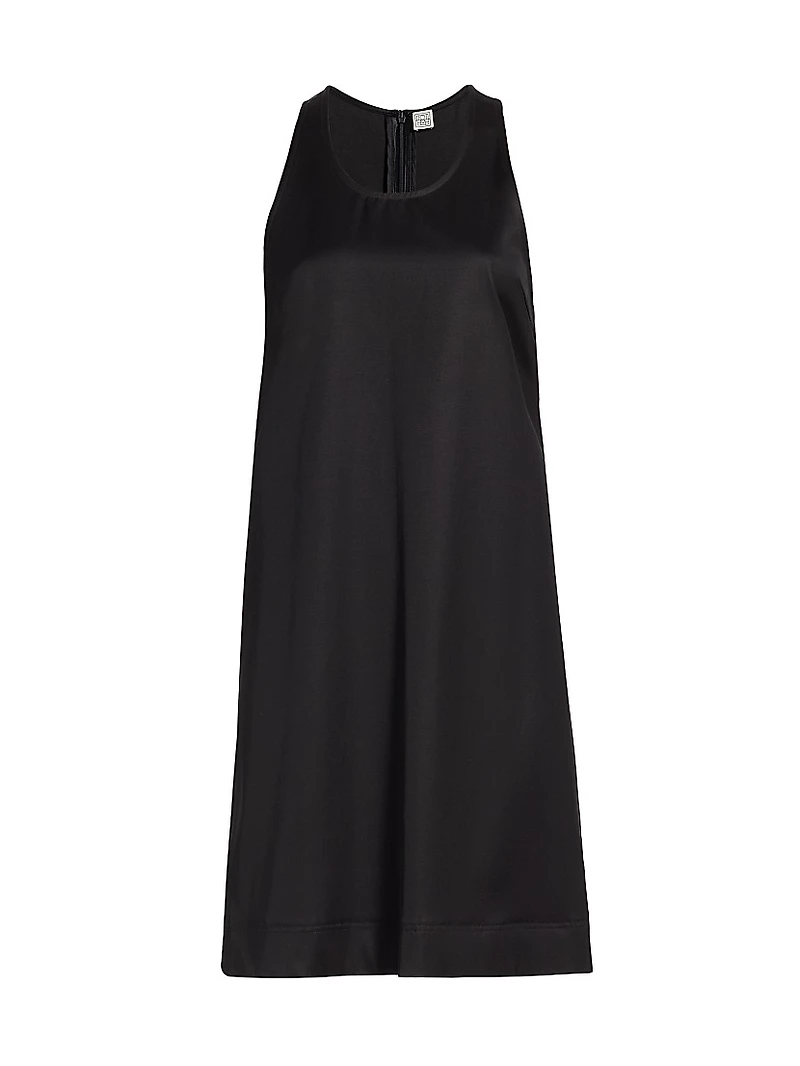 Chintz Scoopneck A-line Minidress