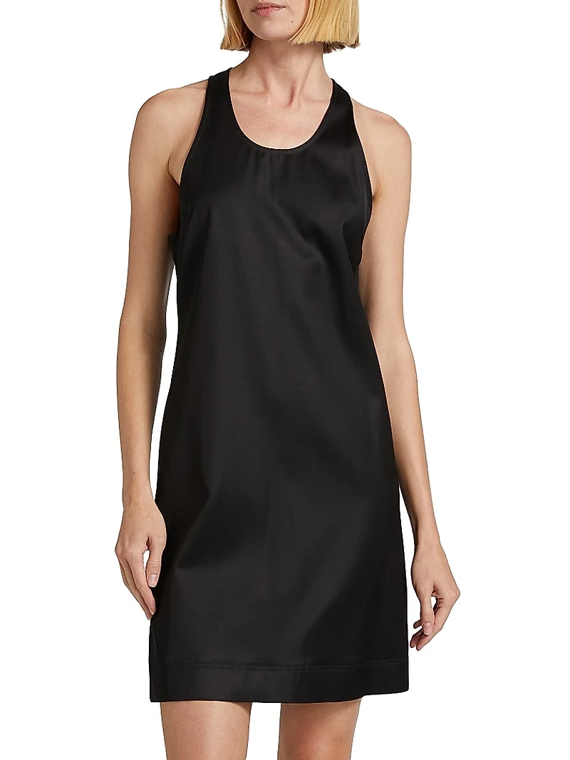 Chintz Scoopneck A-line Minidress