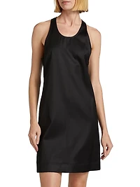 Chintz Scoopneck A-line Minidress